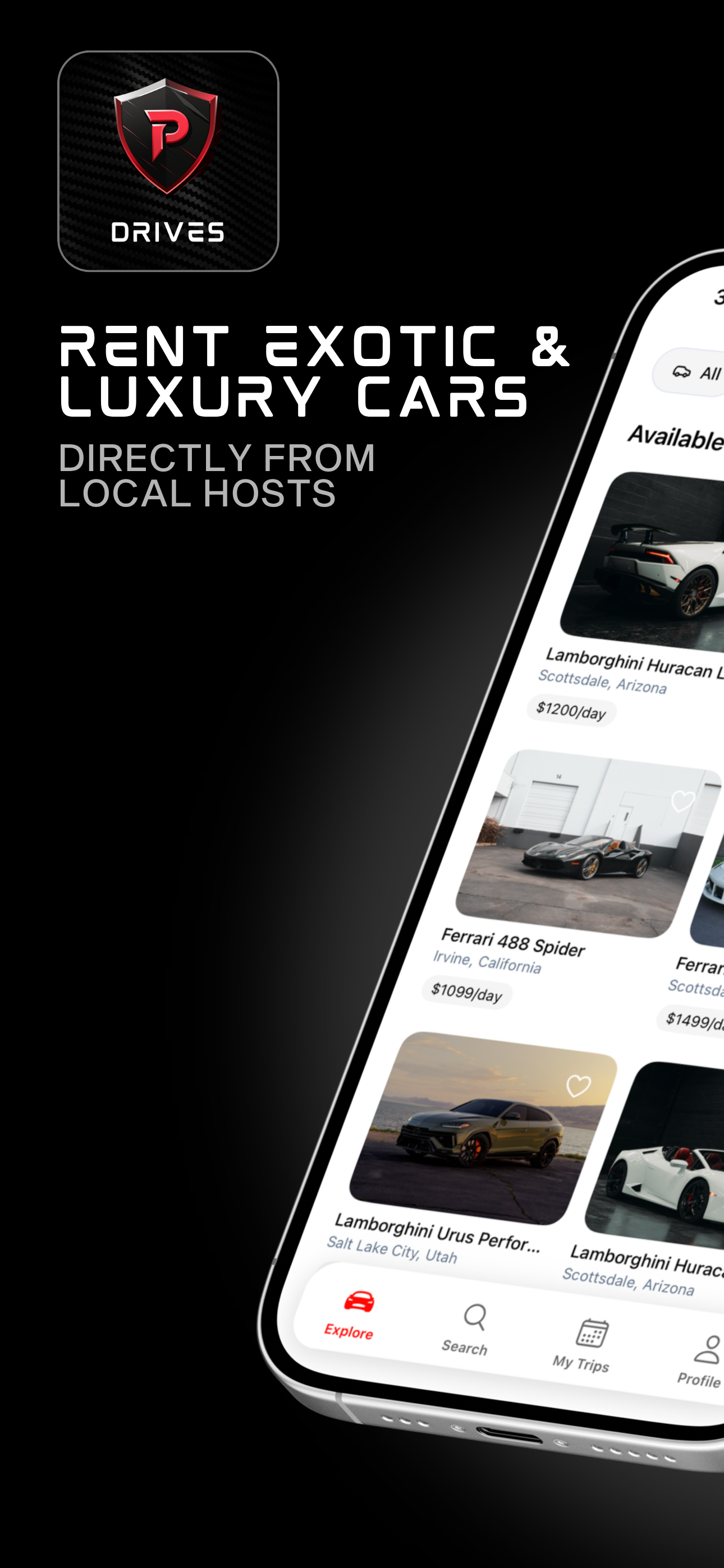 Pocket Drives - Browse Vehicles